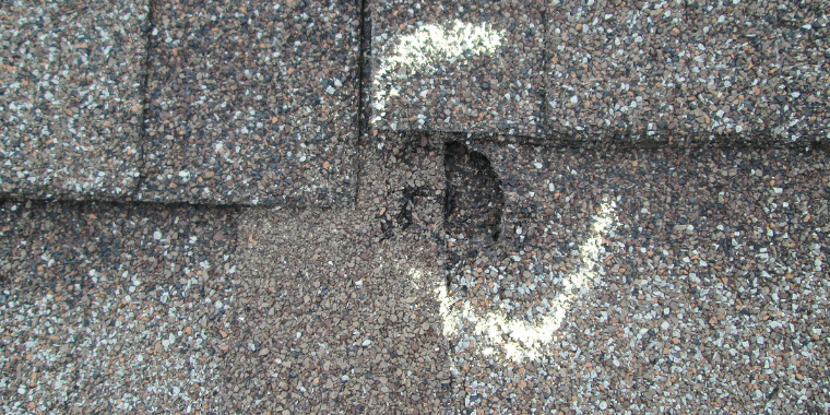 roof repair wilmington nc - hole in felt roof